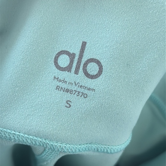 ALO HIGH RISE FULL LENGTH 28” MINT LEGGINGS WOMENS SMALL - Picture 5 of 5